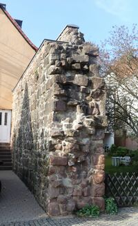 Stadtmauer hinter dem Nonnenhaus